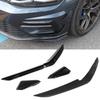 Front Bumper Aero Kits Canards Wing Body Spoiler Canard Car Adaptations Replacement for MK7.5 R 2017‑2020