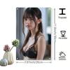 Vintage Metal Wall Art Decor 20x30cm Weatherproof Iron Sign Lingerie Portrait with Pre-Drilled Holes for Indoor Outdoor Home