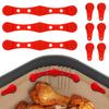 Silicone Air Fryer Magnets for Air Fryer Parchment Liner Air Fryer Accessories Magnet Buckle Heat Resistant Fixing Tool