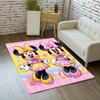 1pc Minnie Pattern Area Rug Soft Flannel Floor Mat for Living Room,Office,Bedroom and Carpet,Sofa Coffee Table Floor Mat