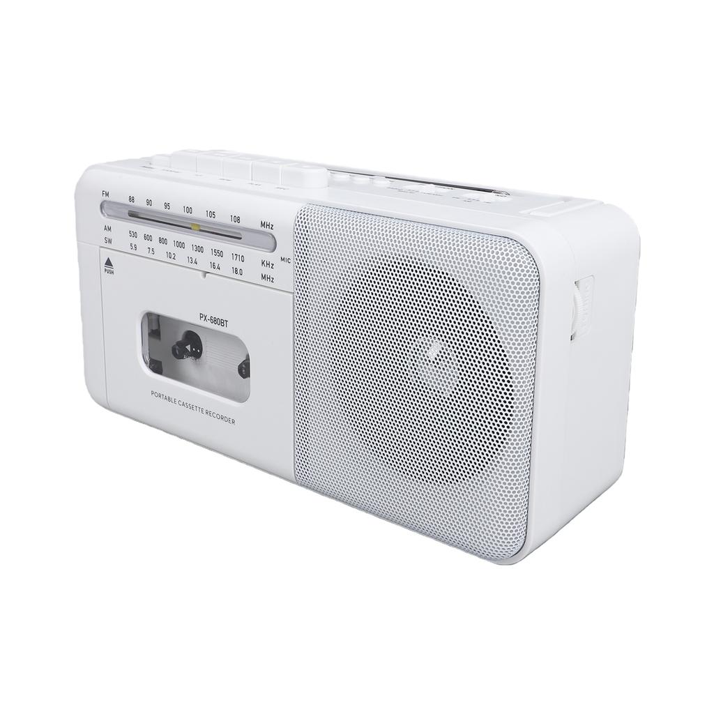 Portable Cassette Player with AM FM SW Radio Retro with Headphone Jack Casette Tape Recorder for Home Travel AC Battery