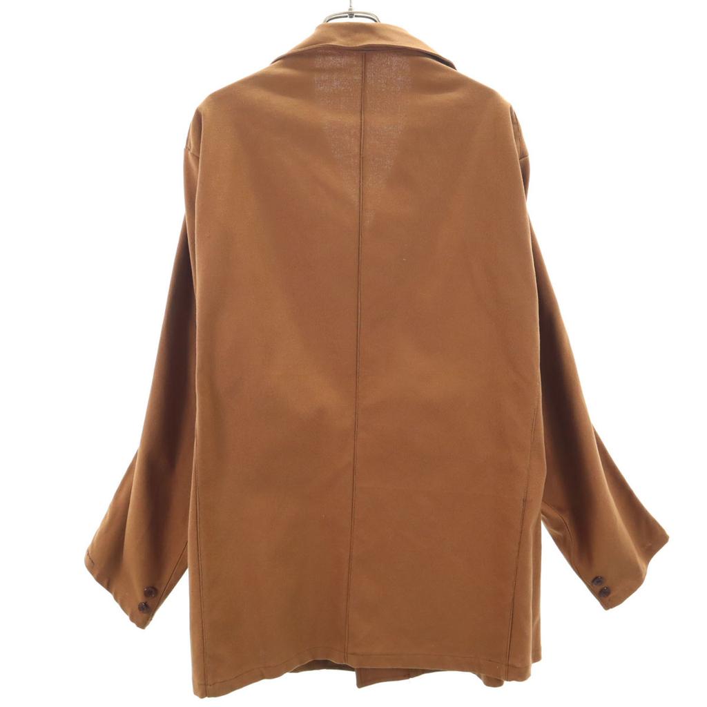VINTAGE 70s Open color Work jacket Brown Men's Used