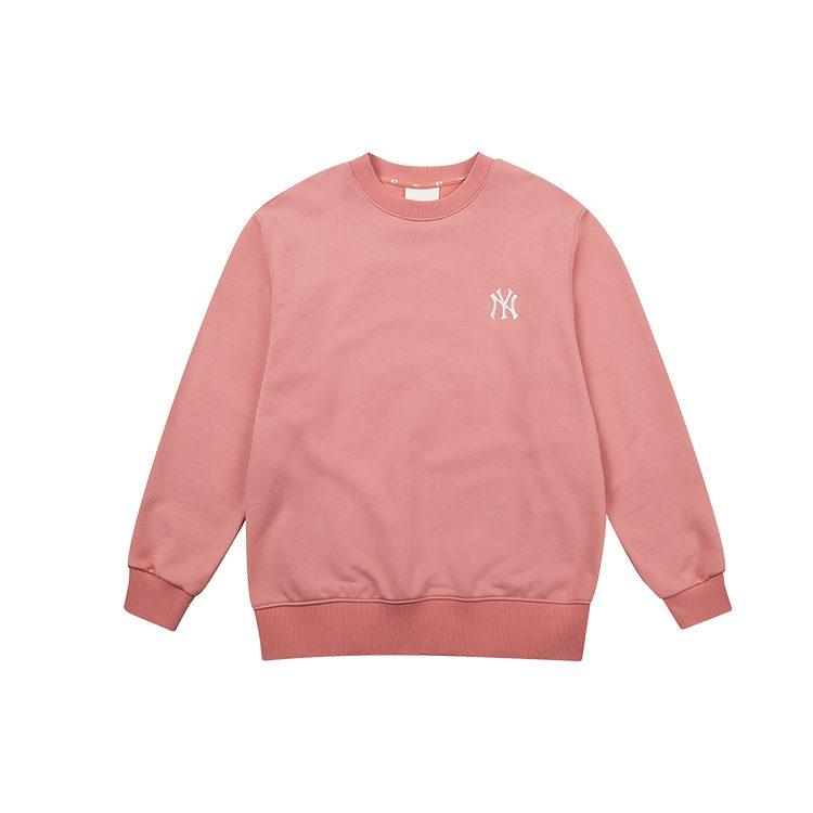 MLB Sweatshirts Unisex Pink Crew Neck Moderate Regular 31MT10111-50P