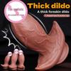 Silikon Vorhaut Simulation Dildo für Frauen mit großer Saugnapf - Europäischer & Amerikanischer Stil Erwachsenen Sexspielzeug für Frauen