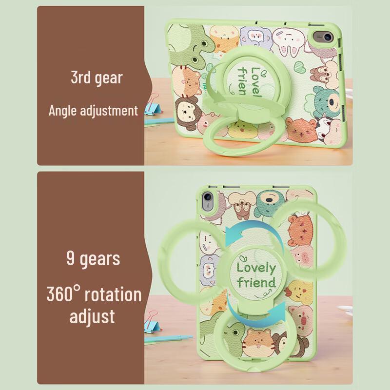 Huawei MatePad Cartoon Rotating Stand Protective Case