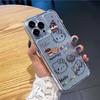 Hello Kitty Transparent Case for Apple 16 Pro Max, 15 Plus, 13, 14, and 12/X