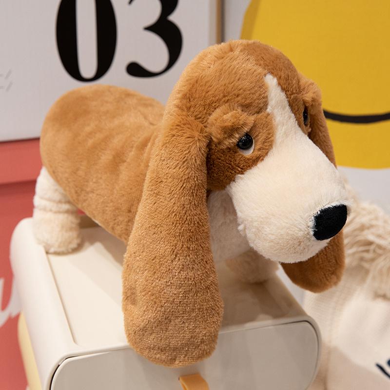 Cute and Soothing Animal Doll Basset Hound Man-eating Flower Baby Elephant Dinosaur Plush Toy Set Randall Doll Gift