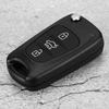 Flip 3 Button Remote Key Fob Case Shell Cover Fit For KIA Rondo Sportage Soul Rio