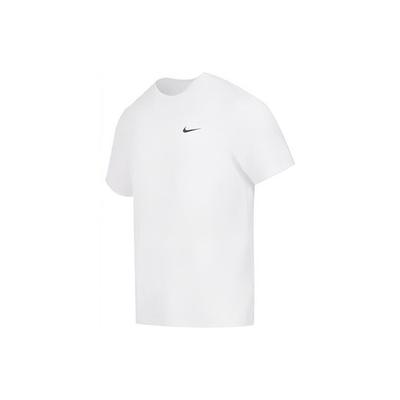 Herren atmungsaktives lässiges kurzärmeliges T-Shirt Weiß
