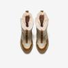 Anta Kids Trendy Fashion Thickened Warm Non-Slip High-Top Boots Kids Boots Two-Tone-Gray Oat-Milk-Brown Whole-Wheat-Brown A22446927-1
