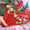 10Pcs Christmas Snowman Patch-Themed Retractable Ballpoint Pens - Red Soft Grip Pens with Random Christmas Designs, Fine Point, Ideal for Students and