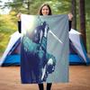 The sci-fi game Resident Evil features the Umbrella Corporation blanket a soft home furnishing nap decoration a warm Sherpa blanket for all seasons U6