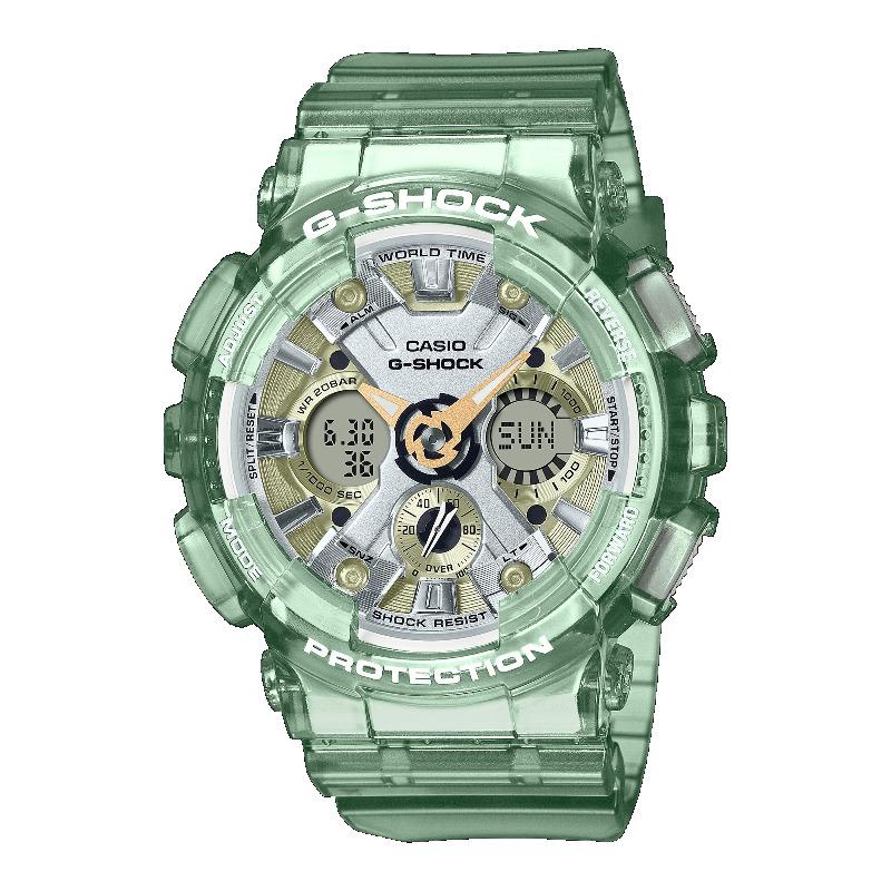 Casio G-SHOCK Men s Resin 200M Water Resistant Digital Shock Resistant Quartz Watch GMA-S120GS-3A
