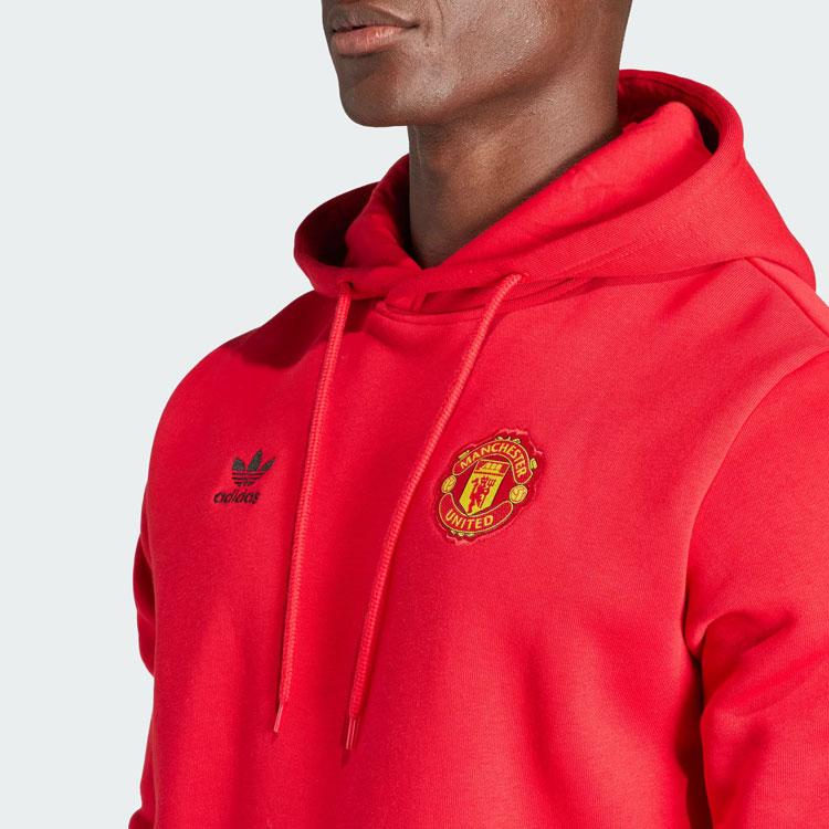 New Adidas Manchester United Sweatshirts Men Bright Red IK8706