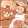 1Pc Cute Cartoon Capybara Double-hole Pencil Sharpener Primary School Student Stationery Kawaii Office School Supplies Kids Gift
