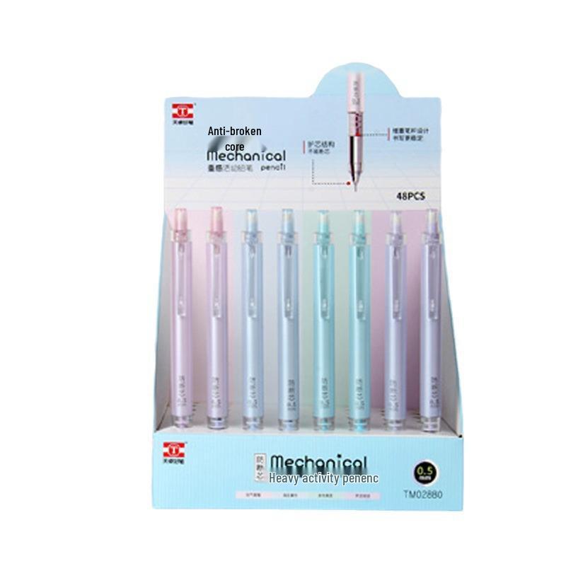 Tianzhu Anti-Bruch Mechanischer Bleistift - Robustes Design für Grundschüler, 0,5/0,7 mm Einziehbarer Minenhalter