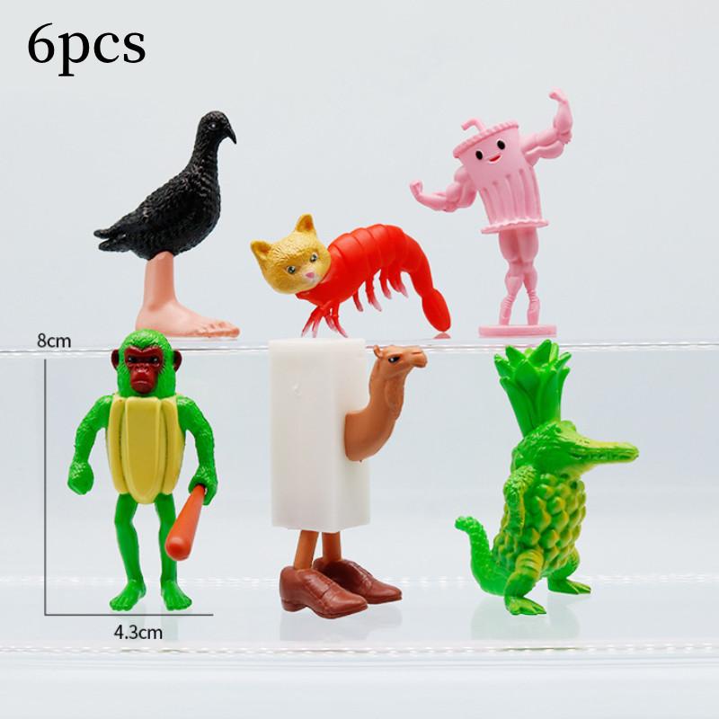 Italian Brainrot Al Pvc Mythical Creatures Figure Set With Collectible Design For Fantasy Enthusiasts