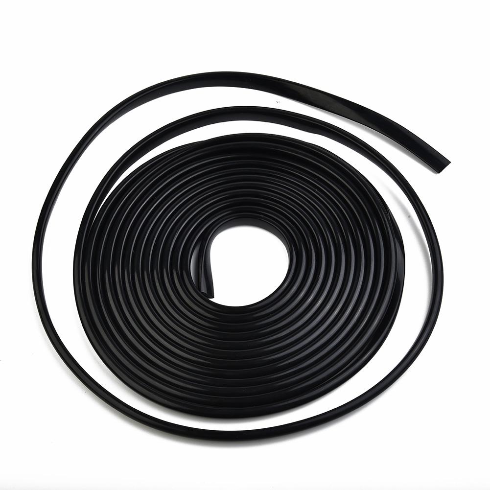 5M Car Door Edge Protector Strip Trim U Shape Rubber Guard Seal 11mmx5mm Rubber Protective Sealing Strip Door Edge Strip Interior Mirrors 6