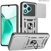 Slide Lens Push Window Armor Funda for Honor 400 Lite Case Magnetic Rotate Ring Stand Holder Cover for Honor 400 Full Back Case