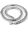 2025 Trendy Stainless Steel Necklace & Thick Macho Titanium Bracelet for Bodybuilding Enthusiasts