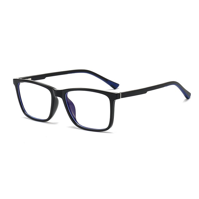 Korean Style Men s Color-Changing Anti-Blue Light Glasses with Simple Square Frame, Fit for Myopia & Migraine Relief Anti-Blue Light