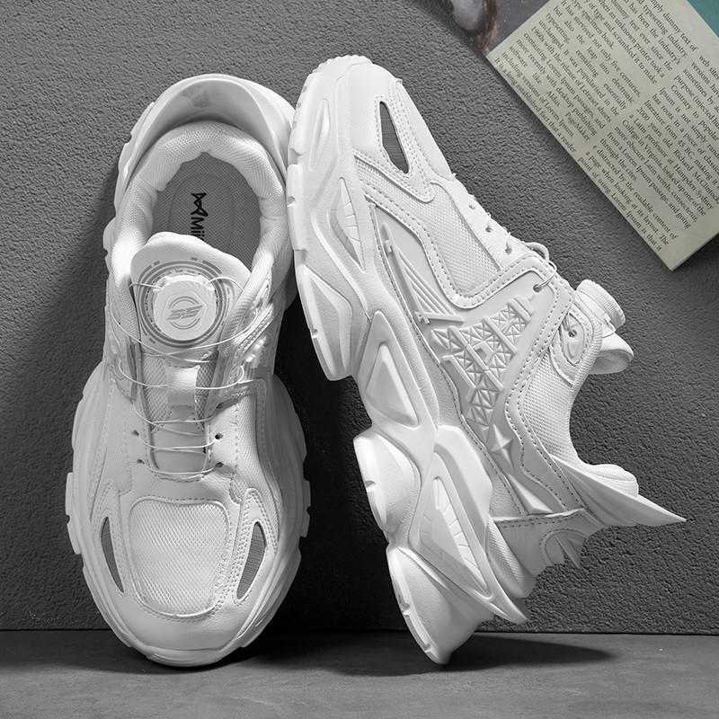 Sport Shose New Fashion Rotating Button Men Casual Shoes Comfortable Thick Sole Street Running Shoes Male Sneakers Men Luxury