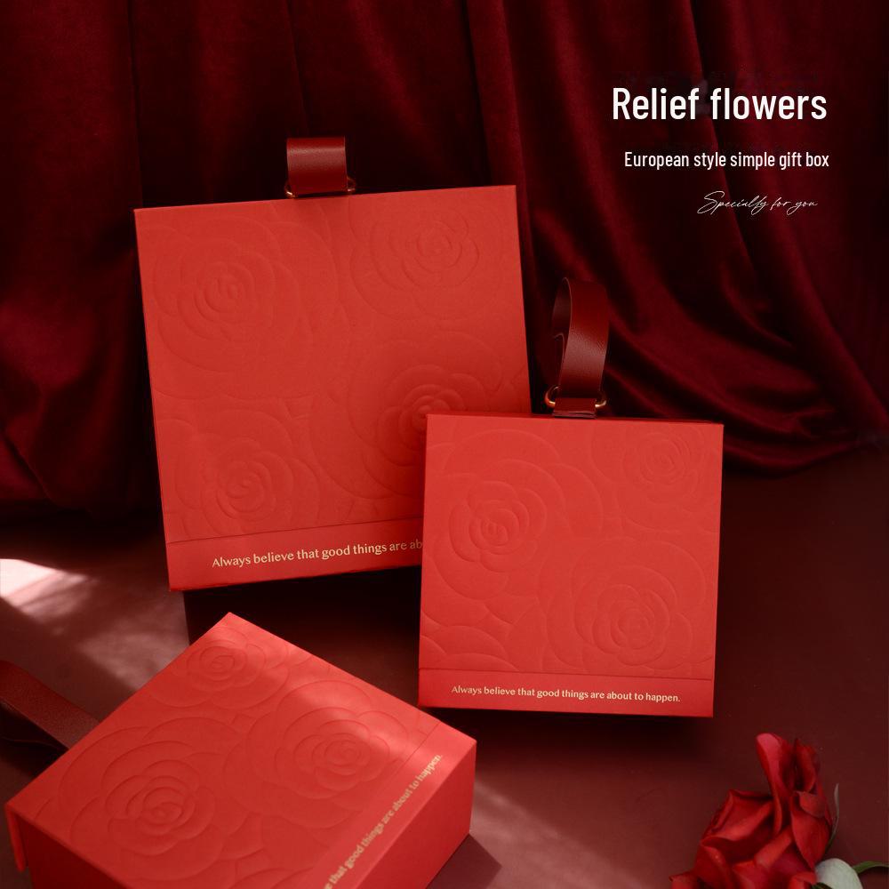 Stylish Souvenir Gift Box - Elegant Bridesmaid, Birthday, or Return Gift Packaging Box (Empty)