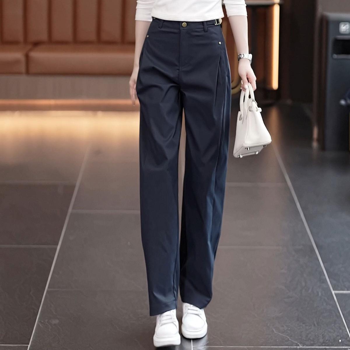 Women s Plus Velvet Thickened Workwear Pants - Winter/Spring Casual Long Pants 2025 New Style 26/S
