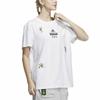 Adidas Cartoon Robot Print Crew Neck Short Sleeve T-Shirt Women Tops White IU4753