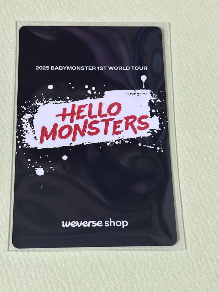 [USED] BABYMONSTER Asa Trading Card Lucky Drop War Offline