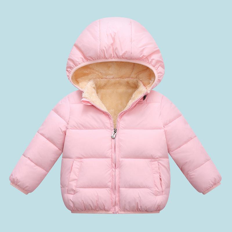 Baby Kinder Jungen Jacken Winter Dicke Mäntel Warme Kaschmir Oberbekleidung Für Mädchen Kapuzenjacke Kinderkleidung 1-6J Kleinkind Übermantel