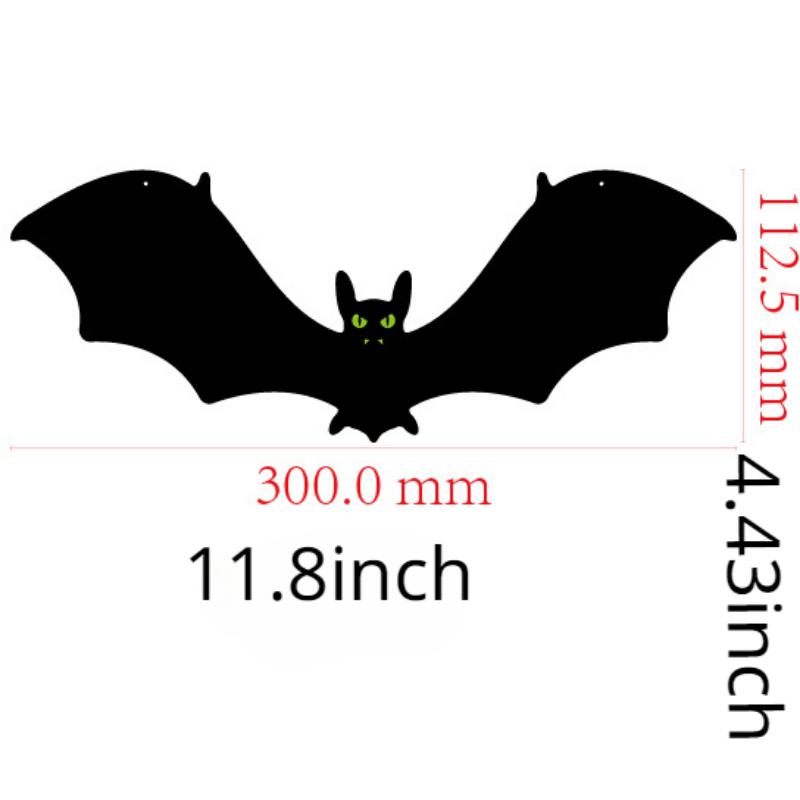 

Bat Glow-in-the-dark Outdoor Hanging Patio Scary Bat Hanging Decorations for Indoor and Outdoor Parties