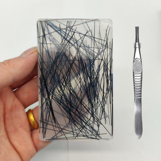 Anti Picking Silicone Pad Skin Fidget Toy with Tweezers, Hair Plucking for Portable Stress Reliever Trichotillomania, Anxiety Relief Picky Adults