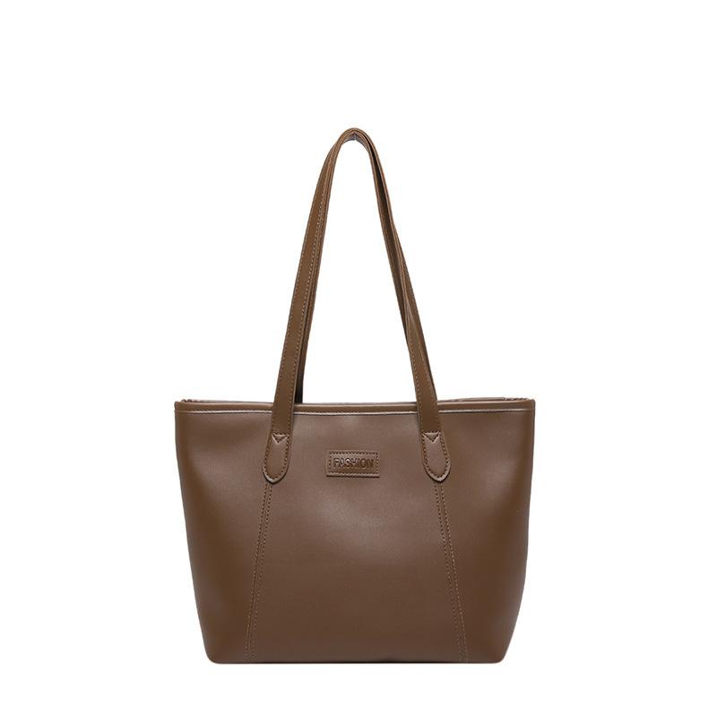 Tote Bag Women's 2025 New Large-capacity Commuter Bag Autumn Niche Design Shoulder Bag Simple Class Bag