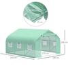 Foil Greenhouse Foil Greenhouse Cold Frame Plant House Tomato House Gable Roof 350L × 300W × 200H Cm