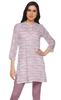 Moomaya Printed Side Slit Short Kurta Tunic For Women Summer Wear Ladies