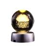 30 Clear Crystal Balls with 3D Laser-Engraved Solar System and Earth Galaxy Design - Creative Desktop Ornaments