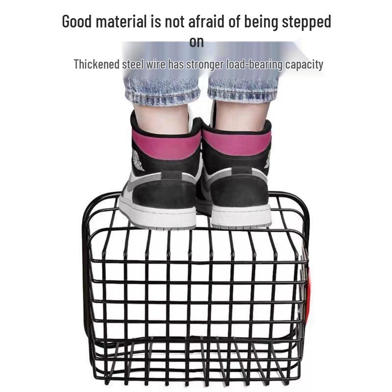 Folding Rear Bike Cargo Basket: Large Capacity Mountain Bike Luggage Rack