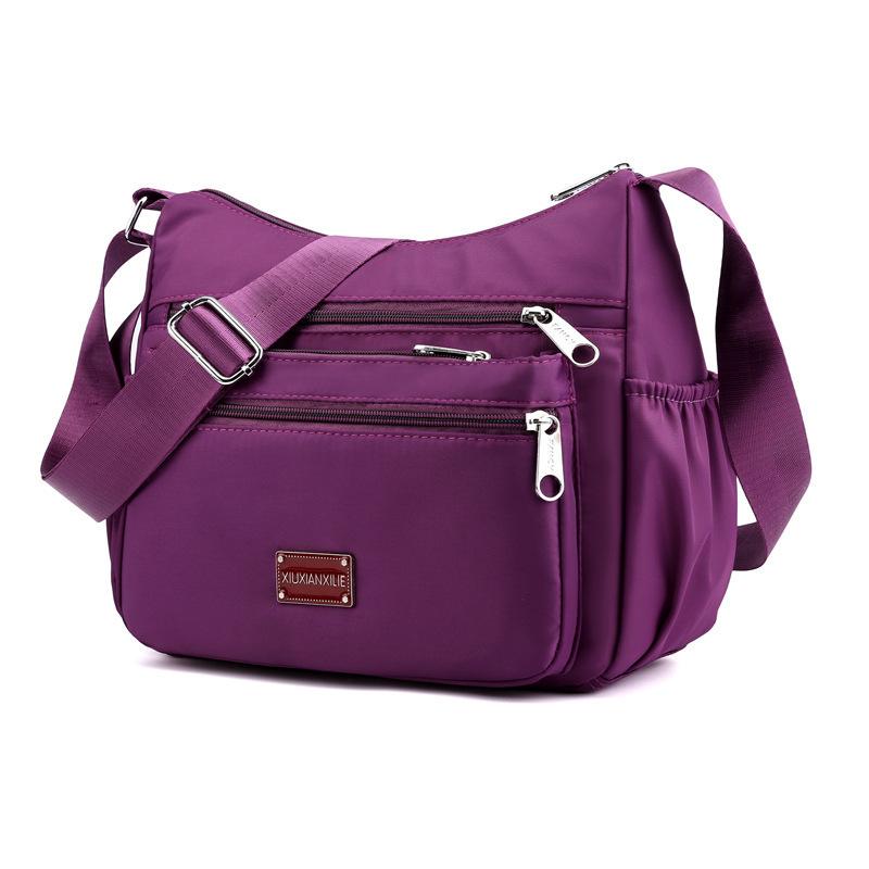 New women's bag multi-compartment single shoulder messenger bag women's breathable large-capacity small square bag bag light luxury niche mother bag