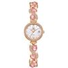 Ladies' Waterproof Quartz Watch Fashionable and Personalized S-shaped Full Diamond Bracelet