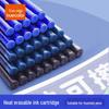 Termosenzitivní vymazatelná inkoustová cartridge do plnicího pera pro studenty - Snadno vymazatelná, Vyměnitelná