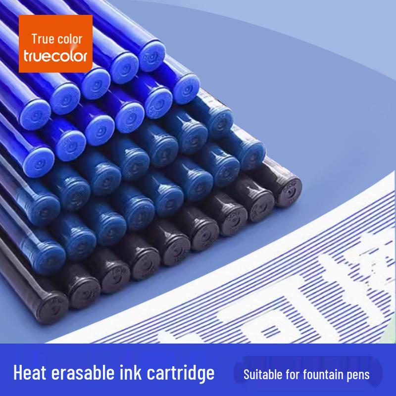 Termosenzitivní vymazatelná inkoustová cartridge do plnicího pera pro studenty - Snadno vymazatelná, Vyměnitelná