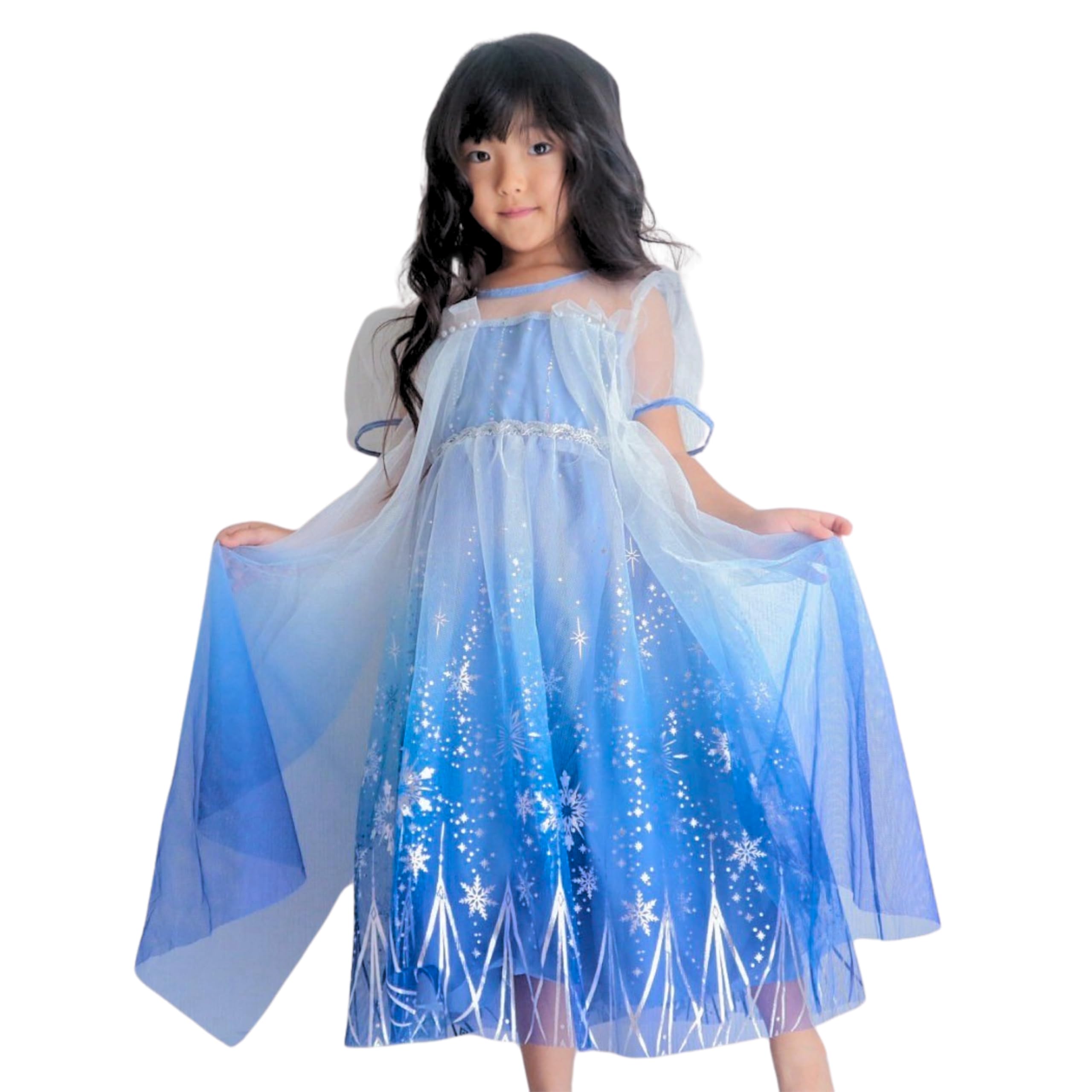 

[coto select] White Snow (100) Princess Dress [Dress Children s Goods Disney Dress Princess Elsa Frozen Halloween Costume Birthday Present Grandchild