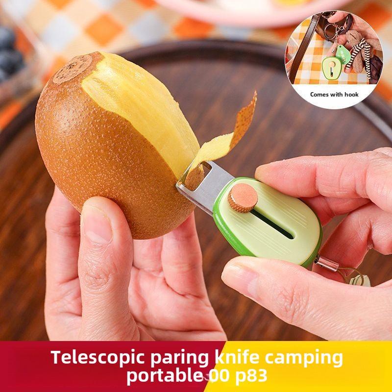 Creative Fruit Peeling Knife Adjustable Kitchen Paring Tools Cute Vegetable Peeler Mini Outdoors Gadgets