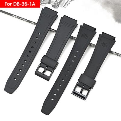 Vhodné pre silikónový remienok Casio DB-36-1A DB-36-9A pánske vodotesné výstupky 18mm 20mm športový živicový pánsky náramok