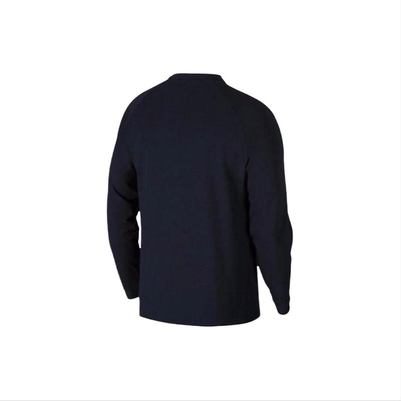 Nike teck pack round collar long sleeves shirt 'Dark grey' Men's AR1557-475