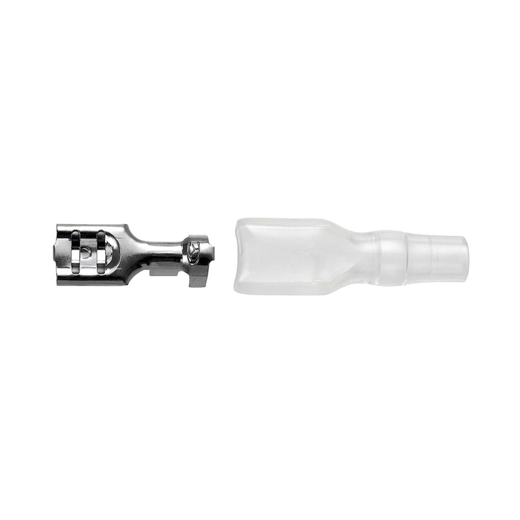 Audio-Technica AT-RXT205Mb Rexat Flat Terminals, Medium Size (#205 Equivalent), for 14, 16, and 18 AWG Connectors, Triple Coating (Copper