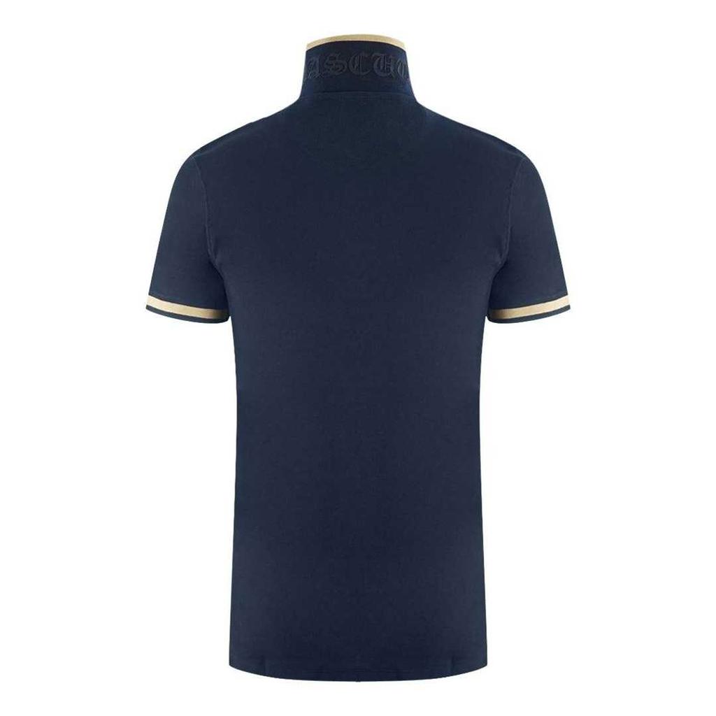 Aquascutum Unisex Vuxen AQ 1851 Broderad Spetsig Pikétröja