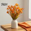 Easy Care Fake Plants Fall Artificial Flower with Eucalyptus Leaf, Lifelike Faux Plants, Decor UV Resistant for Autumn Thanksgiving Harvest