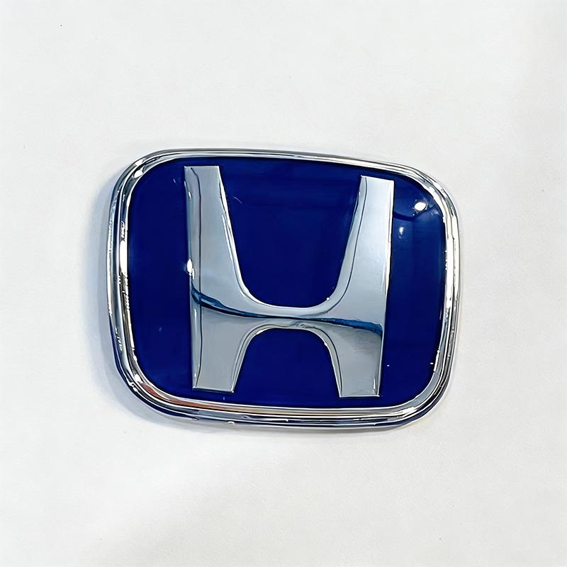 1pcs 3D H Custom Badge Decal for Honda Civic VEZEL CRV City Accord Fit Odyssey Car Hood Front Grill Rear Trunk H Logo Sticker